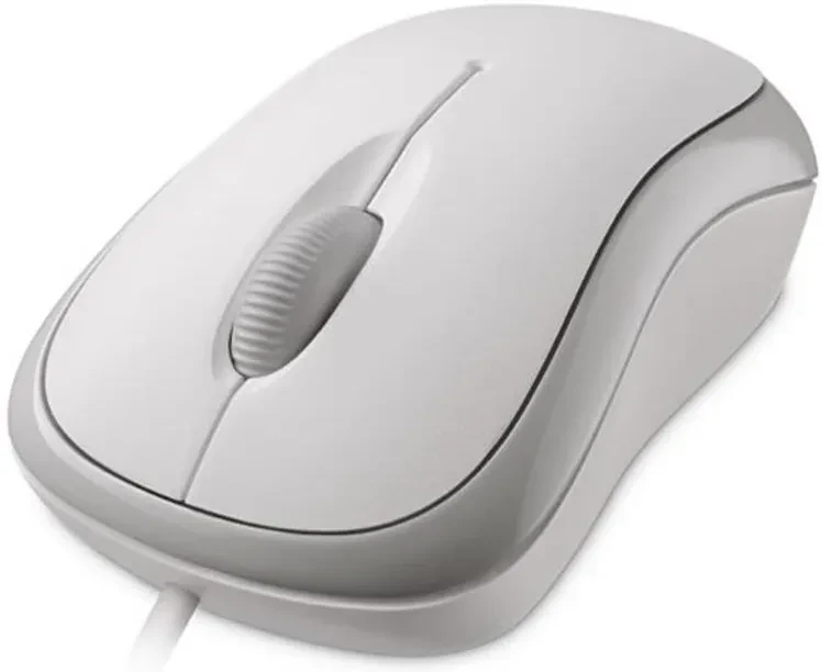 Microsoft Basic Optical Mouse Белая (P58-00058) (наЗамовлення), фото 1