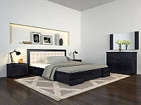 Кровать с подъемный механизмом Регина Люкс, мягкое изголовье, фабрика Арбор Древ