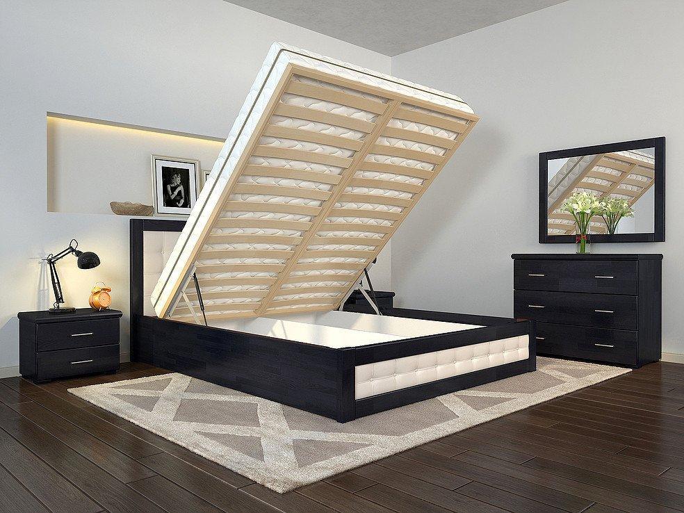 Деревянная кровать Рената Д с подъемным механизмом от Arbor Drev - фото 2 - id-p523694190