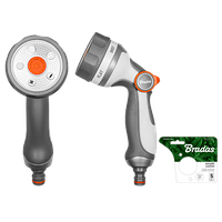 Пистолет для полива металлический 5 режимов Bradas SMOOTH CONTROL WHITE LINE WL-EN55M