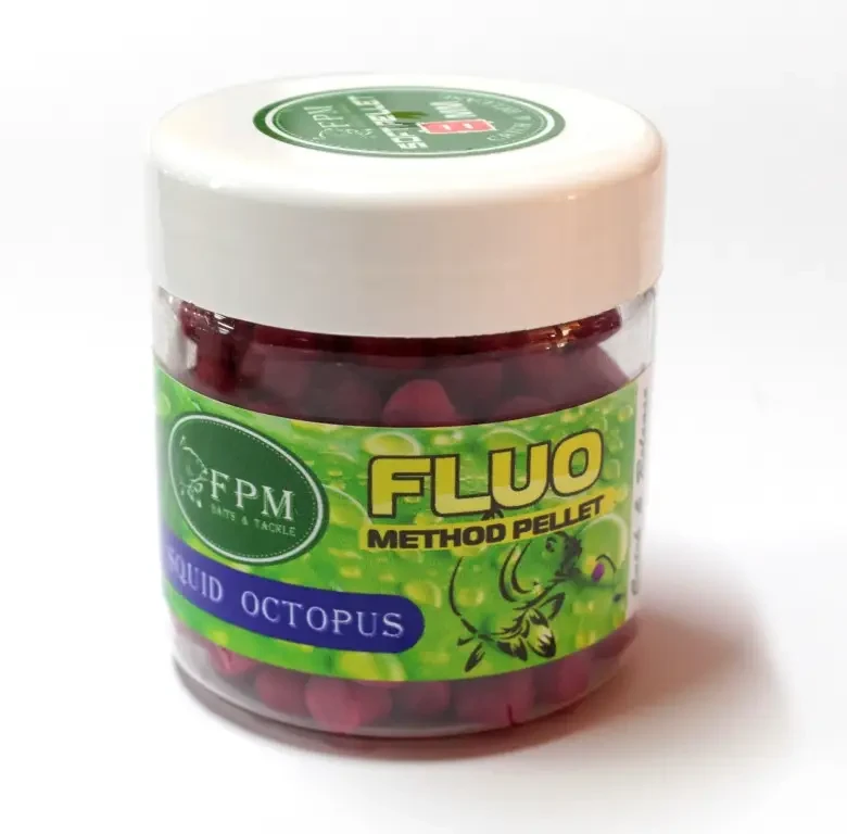 Пеллетс Soft Method Pellet Fluo FPM 8мм 50г в банке Squid -Octopus, фото 1