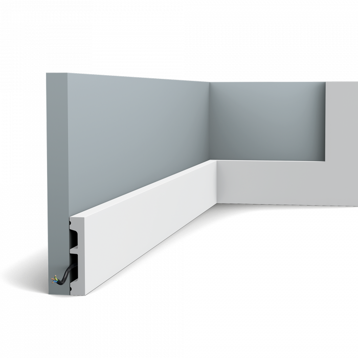 

Плинтус Orac Decor SX157 (66x13)мм, Белый