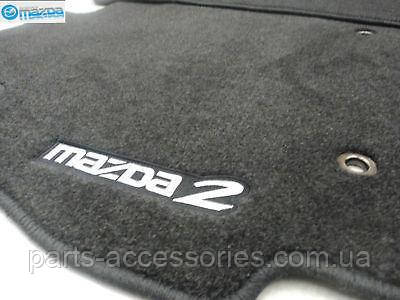 Mazda 2 2011-2014 килимки килимки в салон велюрові чорні передні задні Нові Оригінальні