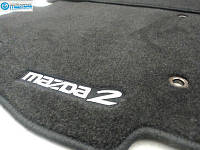 Mazda 2 2011-2014 килимки килимки в салон велюрові чорні передні задні Нові Оригінальні