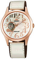 Женские наручные часы Orient CDB01005W0 механические с кожаным ремешком