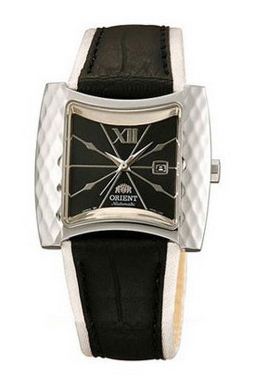 Жіночий наручний годинник Orient CNRAL001B0 механічний зі шкіряним ремінцем