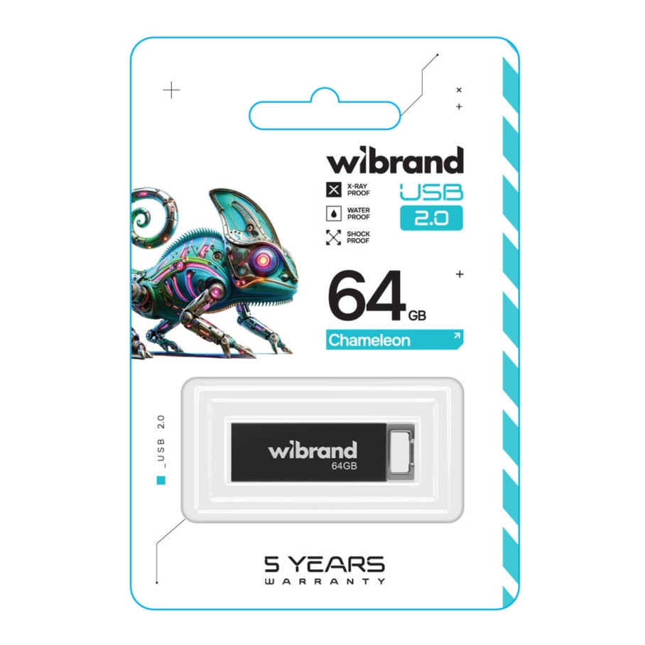 USB Flash Drive Wibrand 64gb Chameleon