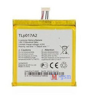 Акумулятор TLP017a для Alcatel One Touch 6012