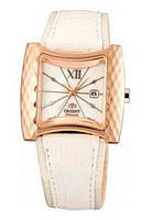 Женские наручные часы Orient CNRAL002W0 механические с кожаным ремешком