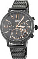 Жіночий наручний годинник-браслет Orient FTW02001B0 Chronograph кварцевий з мінеральним склом