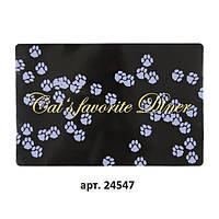 Килимок під миску для їжі котів Cats Favorite Diner Триксі 24547