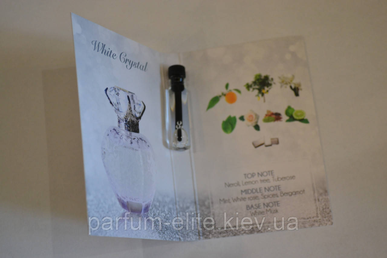 Пробник жіночої східної парфумованої води Attar Collection White Crystal 1ml