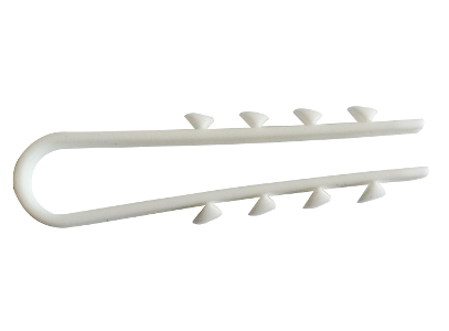 Тримач для круглого кабелю електропроводки (дюбель-ялинка) 6 мм (100 шт/уп)
