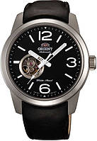 Чоловічий наручний годинник Orient FDB0C003B0 зі шкіряним ремінцем механічний