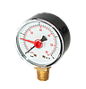 RS-K 1/4" ф.50 Манометр радіальний 0-10 bar з дод. стрілкою, фото 1