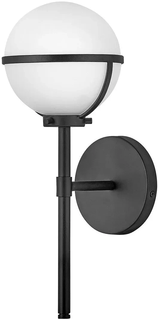 Elstead Lighting Бра Elstead Hollis настенное черное IP44 E14 1 источник света, фото 1