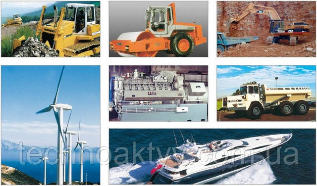  Області застосування еластичних муфт і валів CENTA