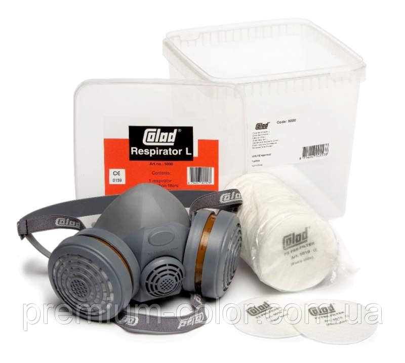 Респіратор-напівмаска малярна Respirator Colad, фото 1