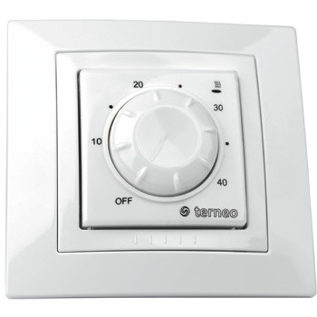 Терморегулятор Terneo rtp для теплого пола механический белый - фото 1 - id-p524001830