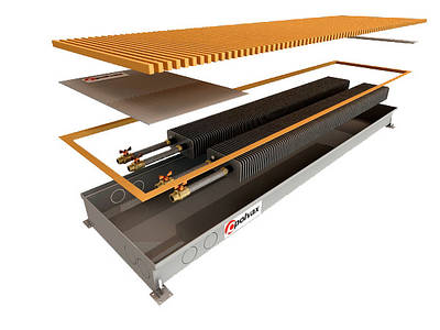 Внутрішньопальний конвектор Polvax KEM 380 (природна конвекція)