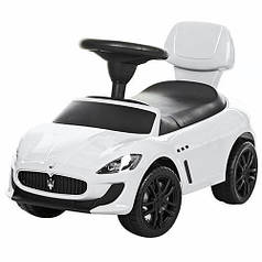 Музична каталка-толокар Bambi БЕЛА (Z 353-1) з багажником