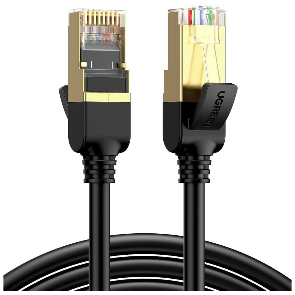 Патч-корд Ugreen Cat 7 F/FTP RJ-45 15 м черный (UGR-U_11274), фото 1