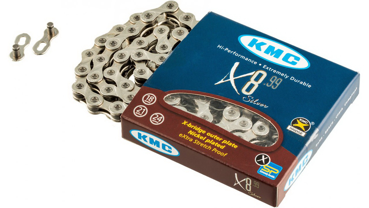 Ланцюг KMC X8.99 1/2" x 3/32" 116 ланок 7.3мм