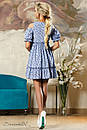 Синє жіноче літнє плаття 2148 Seventeen 42-48 розміри, фото 2