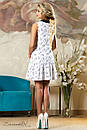 Легке літнє жіноче біле плаття 2147 Seventeen 46-50 розміри, фото 2