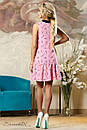 Легке літнє жіноче рожеве плаття 2143 Seventeen 46-50 розміри, фото 2