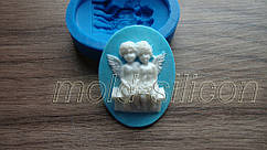 Силіконовий молд "Камея ангелочки"