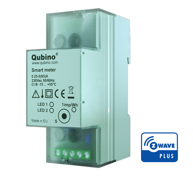 Вимірювач електроенергії Z-Wave Plus Qubino Smart Meter - ZMNHTD1