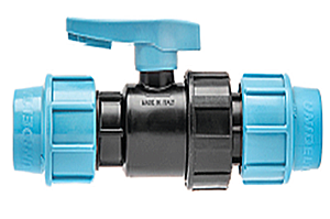 Кран на пластиковую трубу 32 Unidelta (опт от 4шт)