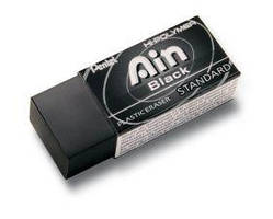 Гумка стираюча Чорна ZEAH06 PENTEL
Ластик "Hi-Polymer" Black22³