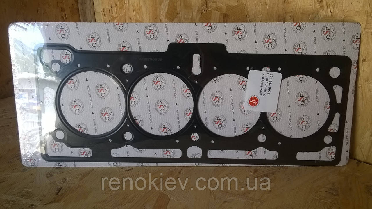 Прокладка головка циліндра Dacia Logan Sandero 1.4 1.6 (метал) (8200296969)