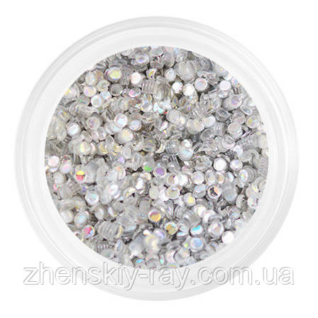 Імітація каменів "Сваровскі" сріблясті, фото 1