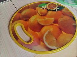 Дошка пластикова обробна А-Плюс Мікс (ківі, апельсин, виноград) 0606