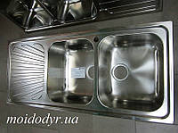 Мийка кухонна з неіржавкої сталі Smeg 2B1D