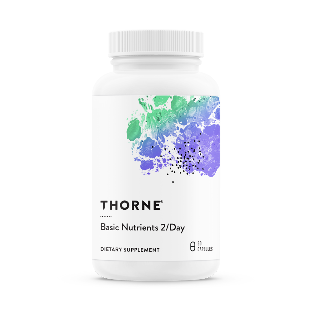 Thorne Research Basic Nutrients 2 Day / Базовые вит. для приема 2 раза в день 60 капсул BM271, фото 1