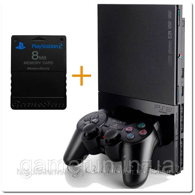 Sony PlayStation 2 Slim + карта пам'яті 8GB