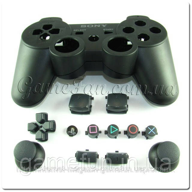 Корпус для джойстика PS3 (original) (black), фото 1