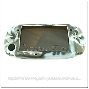 Силіконовий чохол для PSP (камуфляж)(Grey-brown)