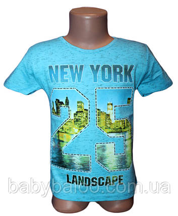 Футболка підліток меланж "New York" (від 5 до 8 років), фото 1