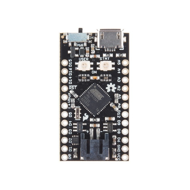 Qduino Mini - плата с микроконтроллером ATmega32u4, фото 1