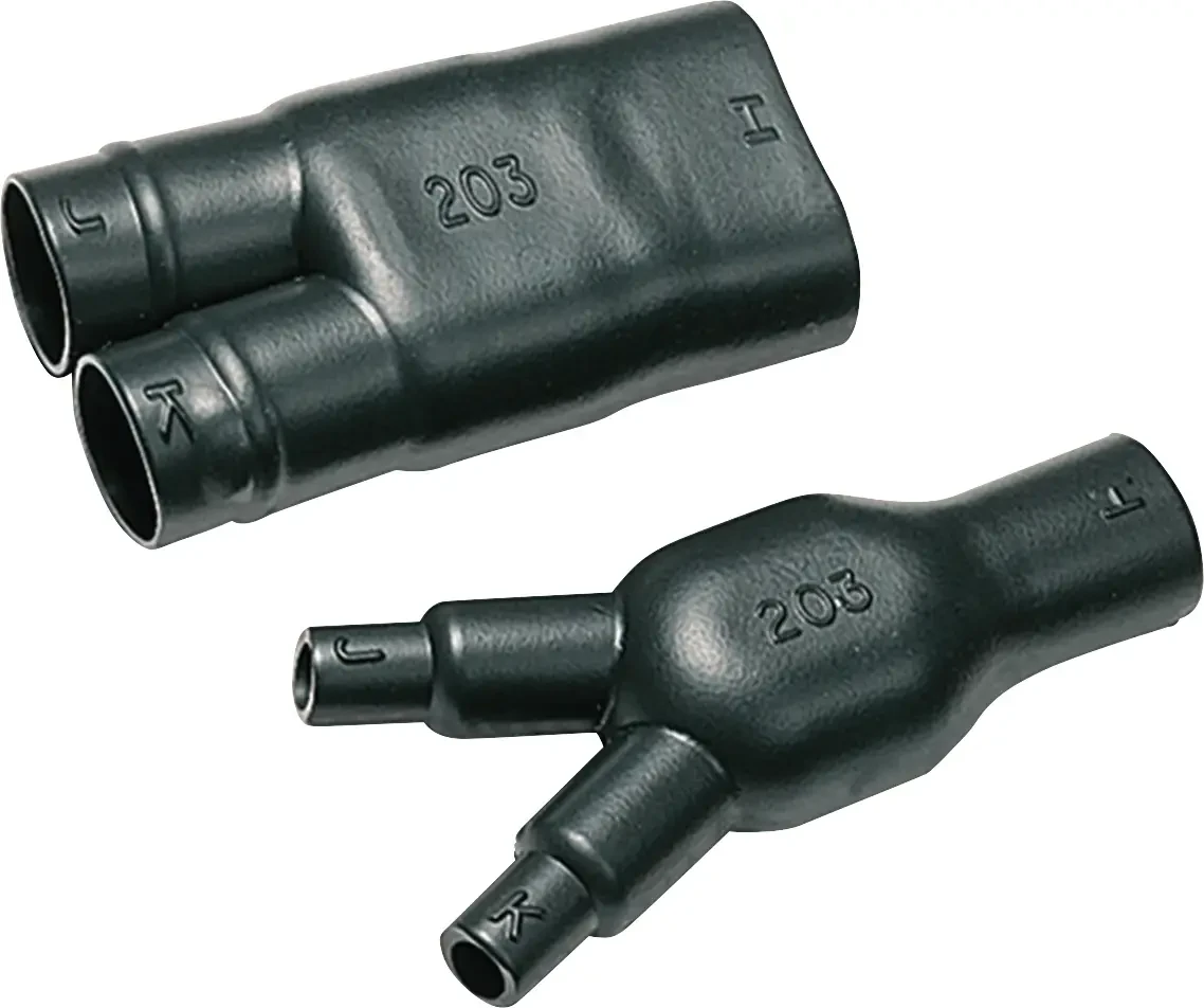 Термоусадочна деталь HellermannTyton 402-06180 206-1-G-PO-X-BK, 1 шт., фото 1