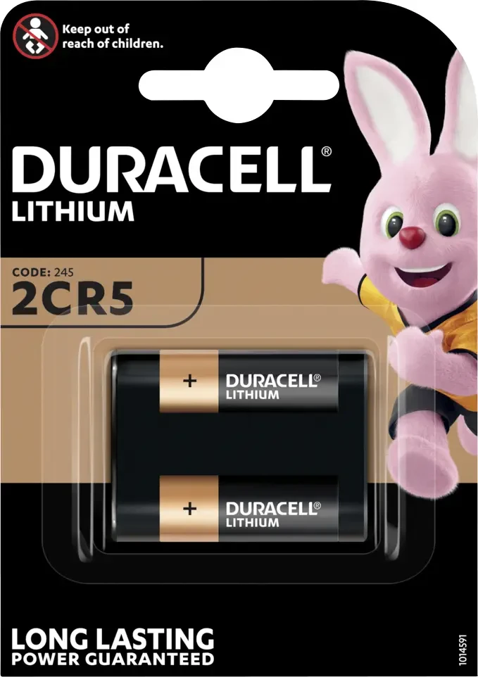 Батарейка для камери 2CR5 Duracell 2 CR 5 1400 мАг 6В 1 шт., фото 1