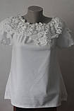 Блуза з кружевом біля горловини - 2, фото 2