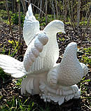 Скульптури голубів. Скульптура з полімеру Голуби 30*41 см, фото 9