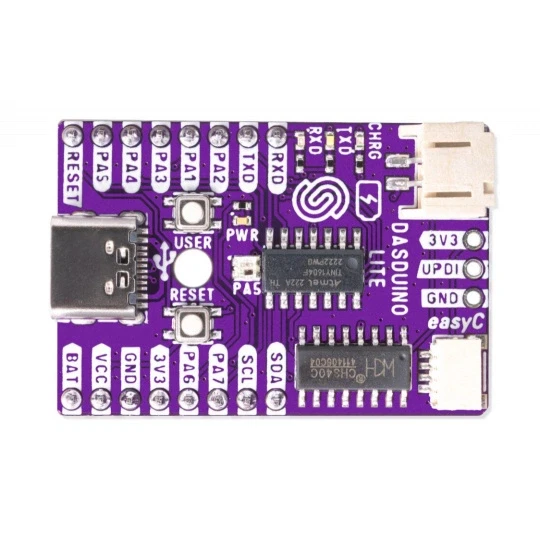 Dasduino LITE - ATTiny1604 - Совместимость с Arduino - без разъемов - Припаян 333008, фото 1