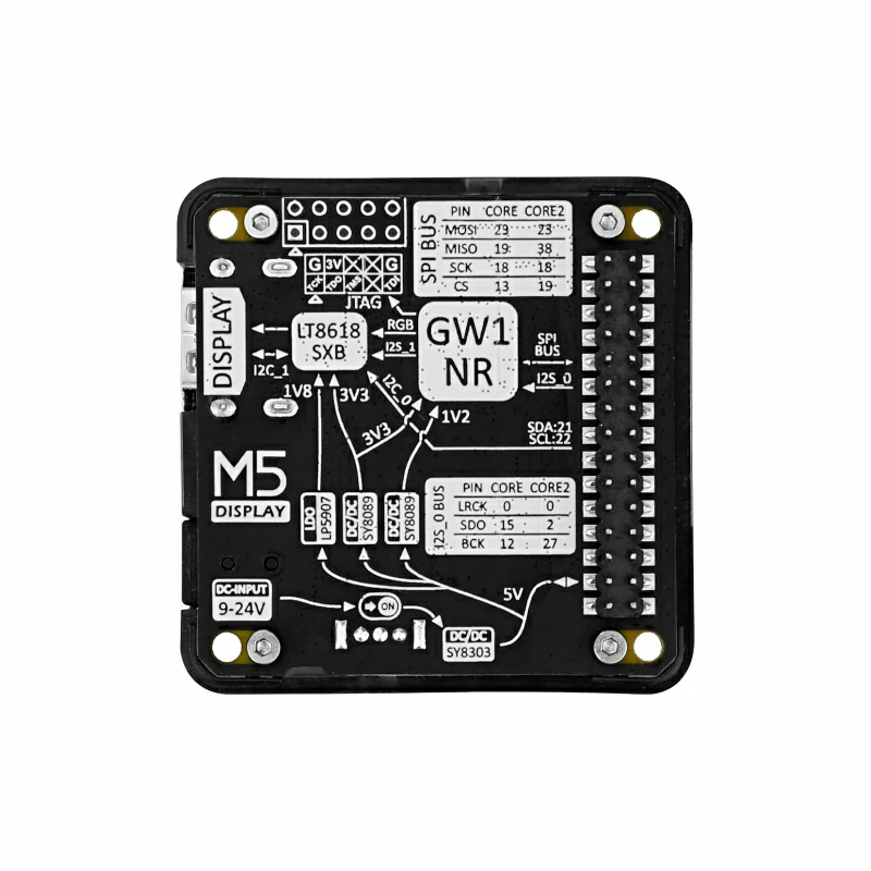M5stack Display Module 13.2 — HD аудио и видео модуль для M5Stack Core и M5Stack Core2, фото 1